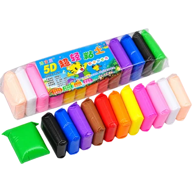 Super Light Soft Modeling Clay 12 Pcs - Rokomari product